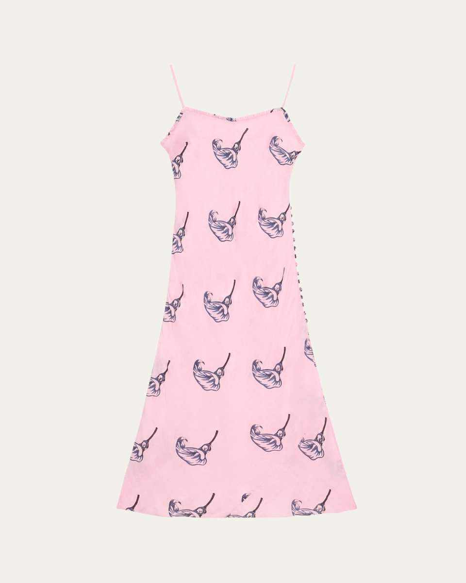 Athens Calla Lily Slip Dress